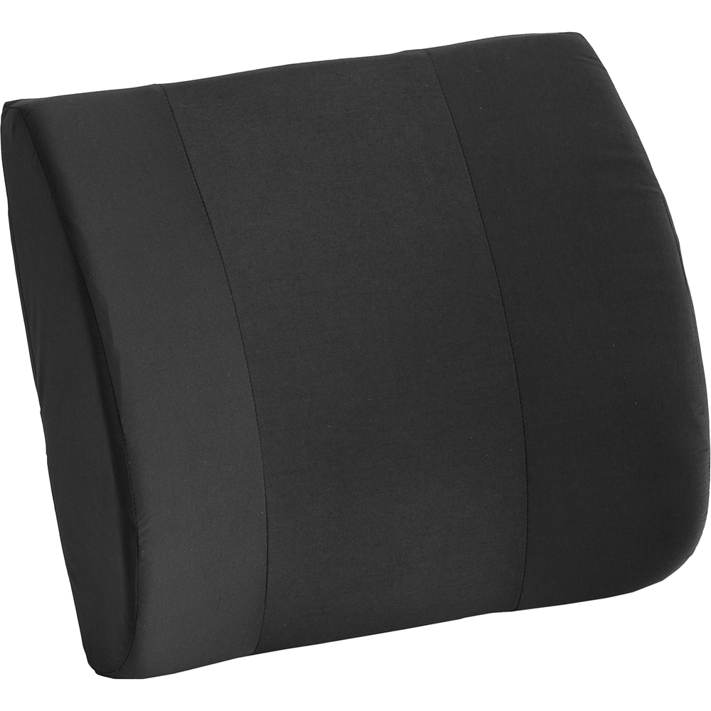 BACK CUSHION MEMORY FOAM BLACK